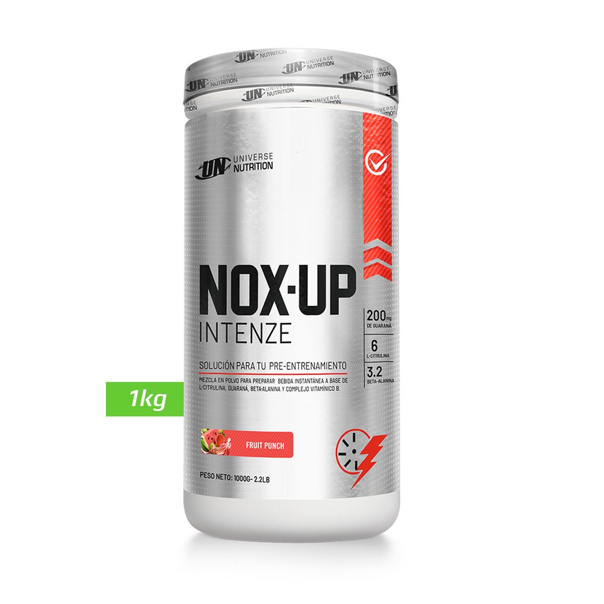 UNIVERSE NUTRITION - Nox up intenze 1 kg pre entreno un fruit punch