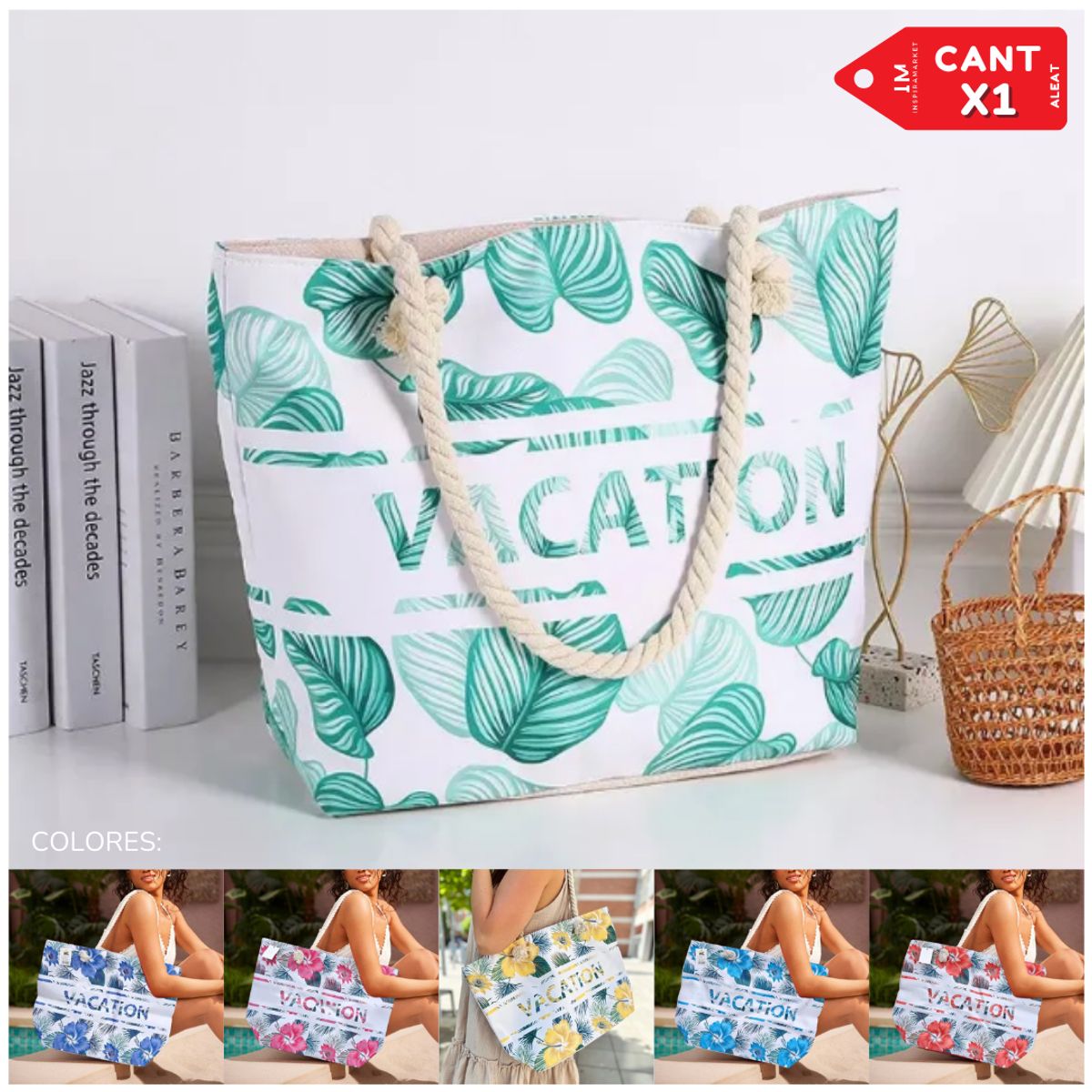 INSPIRA MARKET - Bolso cartera  playera