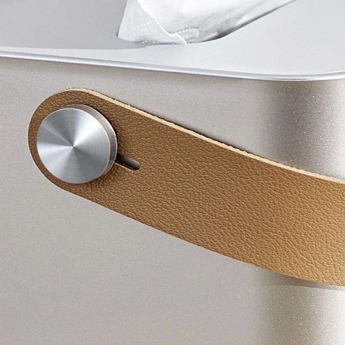 AURELA - TissueStash™ - Caja Portátil de Pañuelos Ligero y Original para Oficina y Hogar