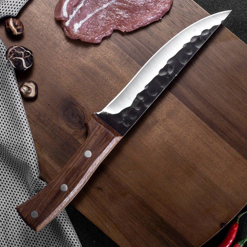 AURELA - Santoku™ - Cuchillo Forjado para Deshuesado Japonés con Funda