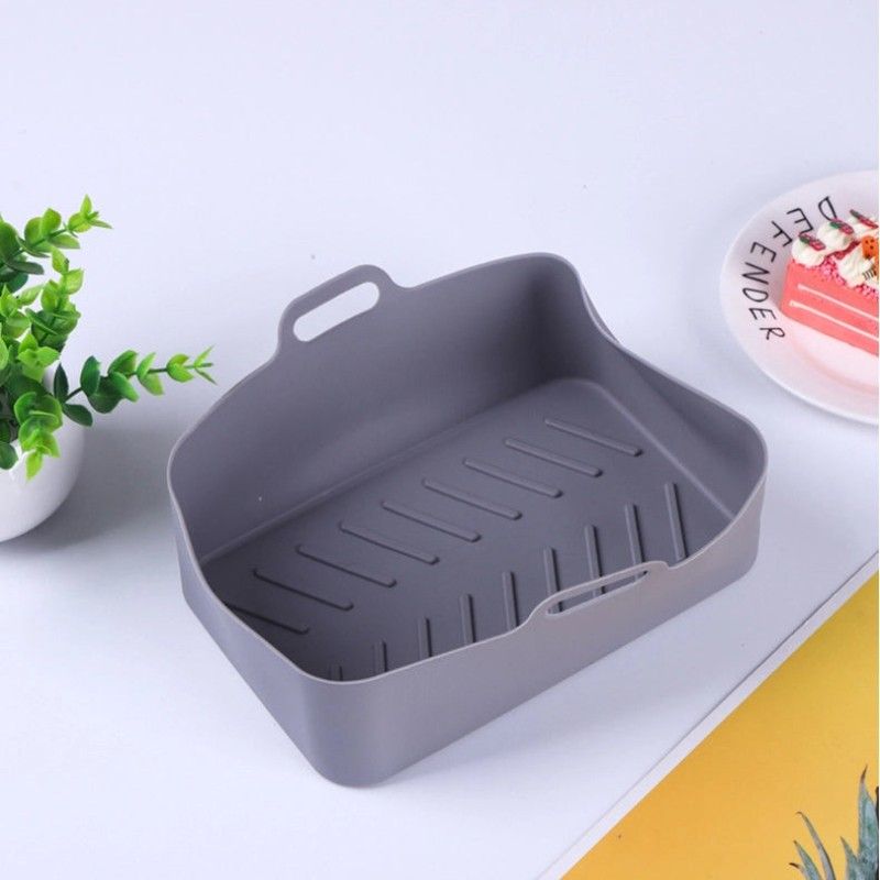 AURELA - FryerPot™ -  Set de 2 Ollas de Silicona para Freidora Segura y Resistente al Calor