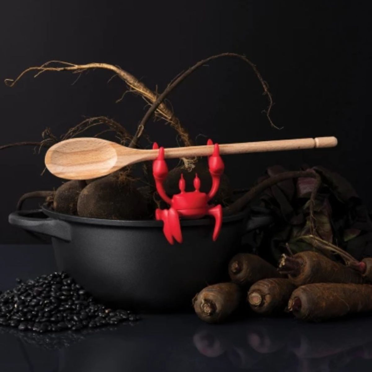 AURELA - CrabHolder - Soporte para Cucharones de Cangrejo Rojo