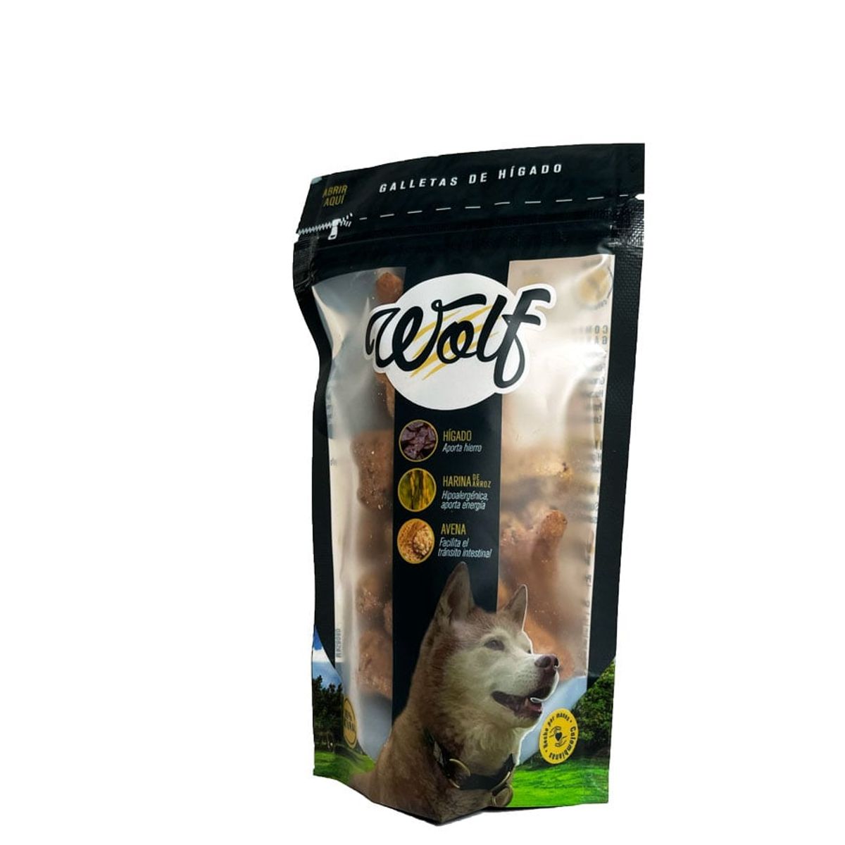 GENERICO - Galletas de hígado Wolf 80 gramos