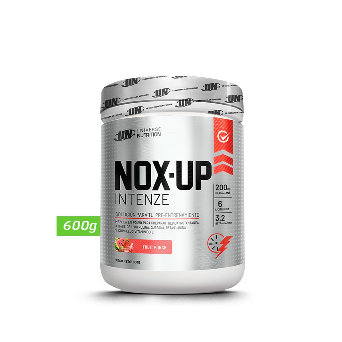 UNIVERSE NUTRITION - Nox up intenze 600gr pre entreno un fruit punch