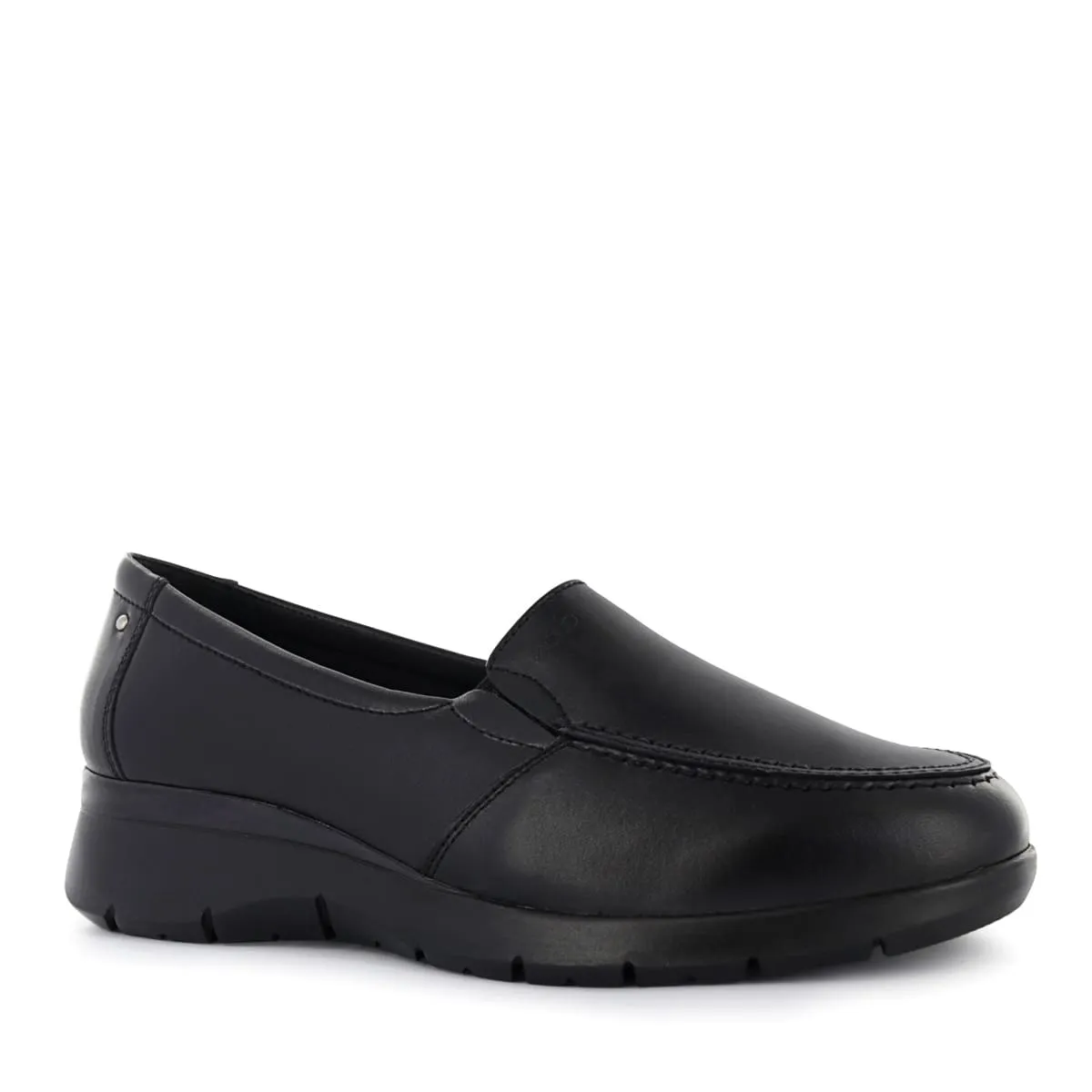ECCO - Zapato Slip On Mujer Ecco Astor08 Negro Cuero Natural