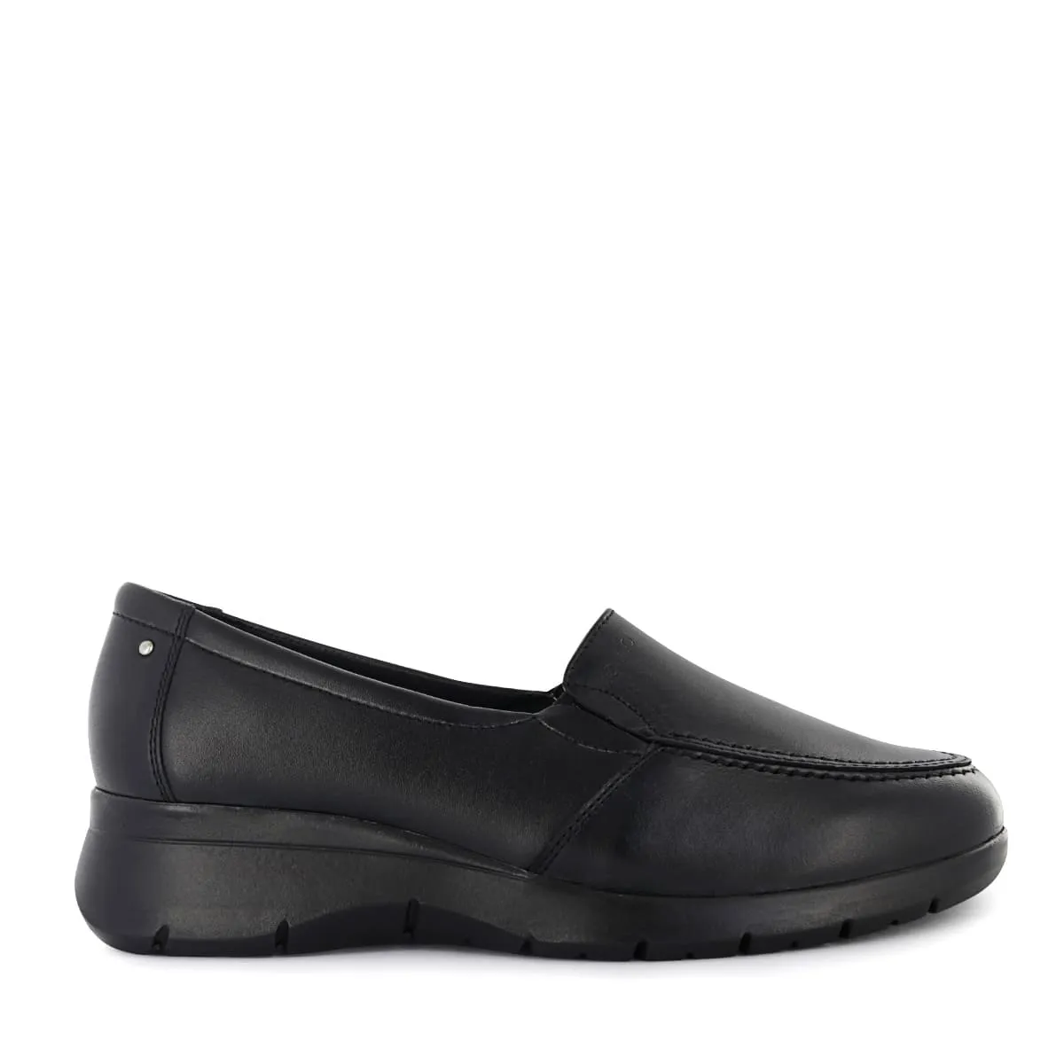 ECCO - Zapato Slip On Mujer Ecco Astor08 Negro Cuero Natural