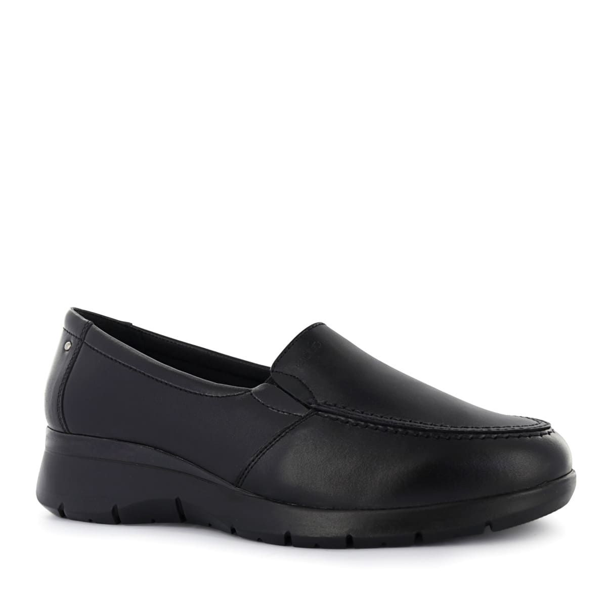 ECCO - Zapato Slip On Mujer Ecco Astor08 Negro Cuero Natural