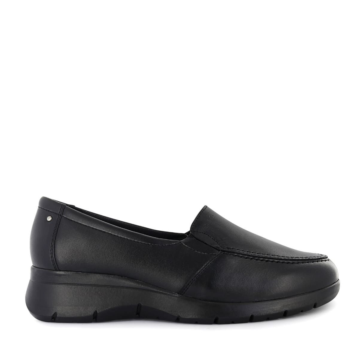 ECCO - Zapato Slip On Mujer Ecco Astor08 Negro Cuero Natural