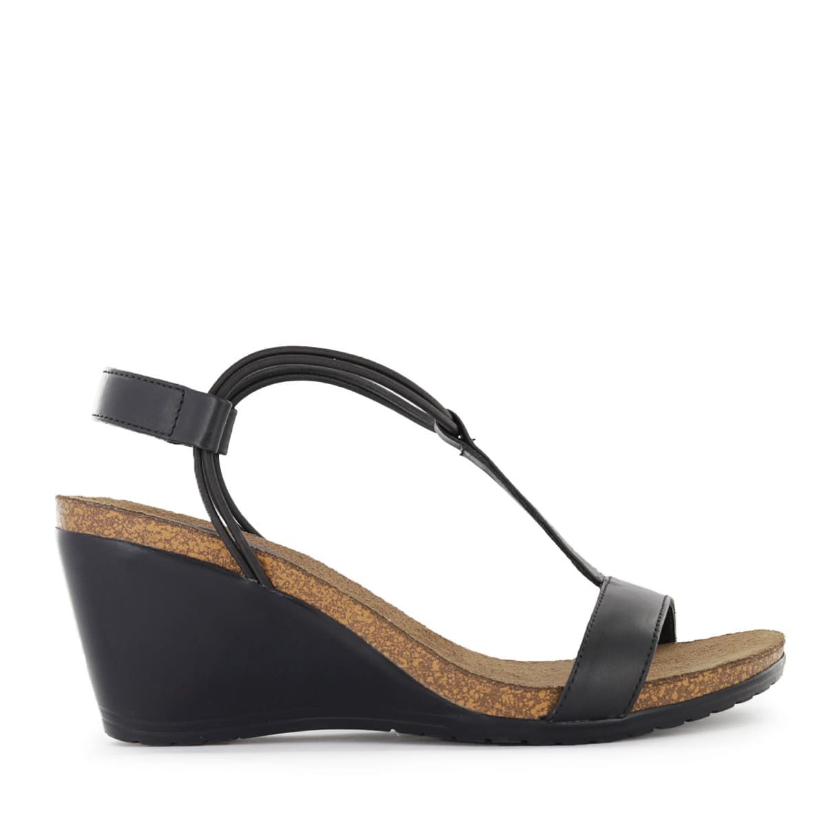 ECCO - Sandalias Mujer Ecco Sofi36 Negro Cuero Natural
