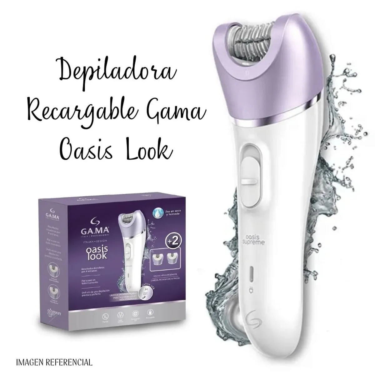 GAMA - Depiladora Gama Inalámbrica Oasis Look