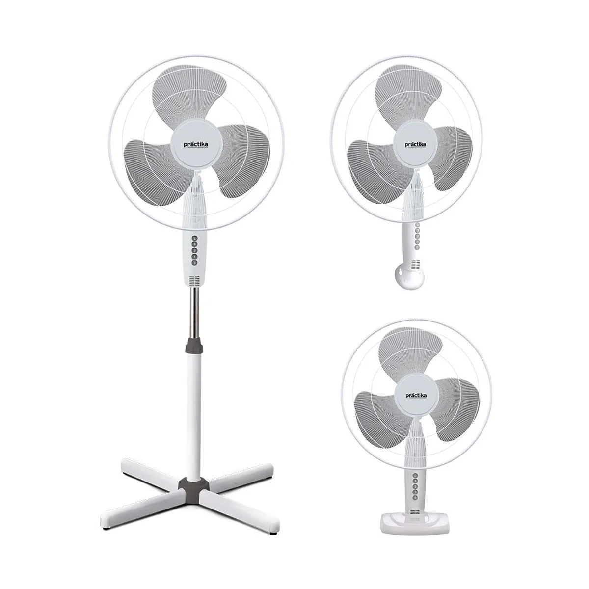 PRACTIKA - Ventilador 45W Practika ALTEA 3 EN 1 – Blanco