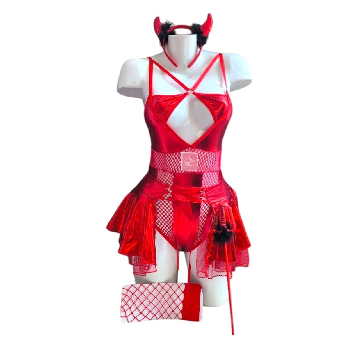 GENERICO - DISFRAZ DE DIABLITA LENCERIA SEXY DIABLA