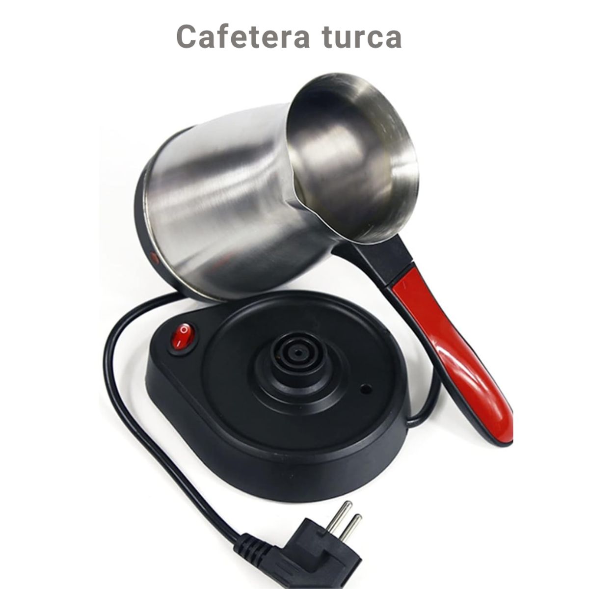 GENERICO - Cafetera jarra turca de acero inoxidable
