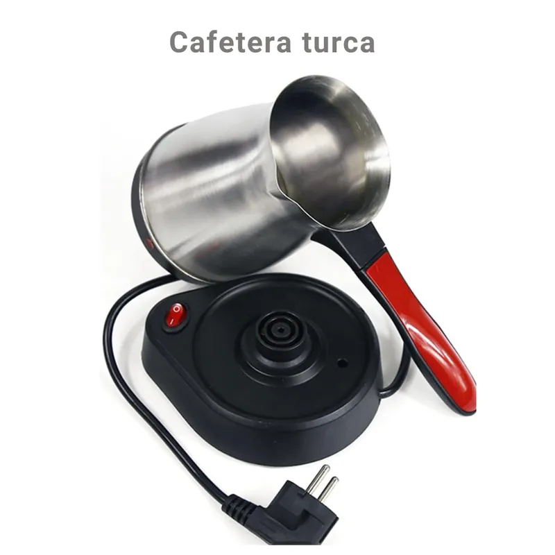 GENERICO - Cafetera jarra turca de acero inoxidable