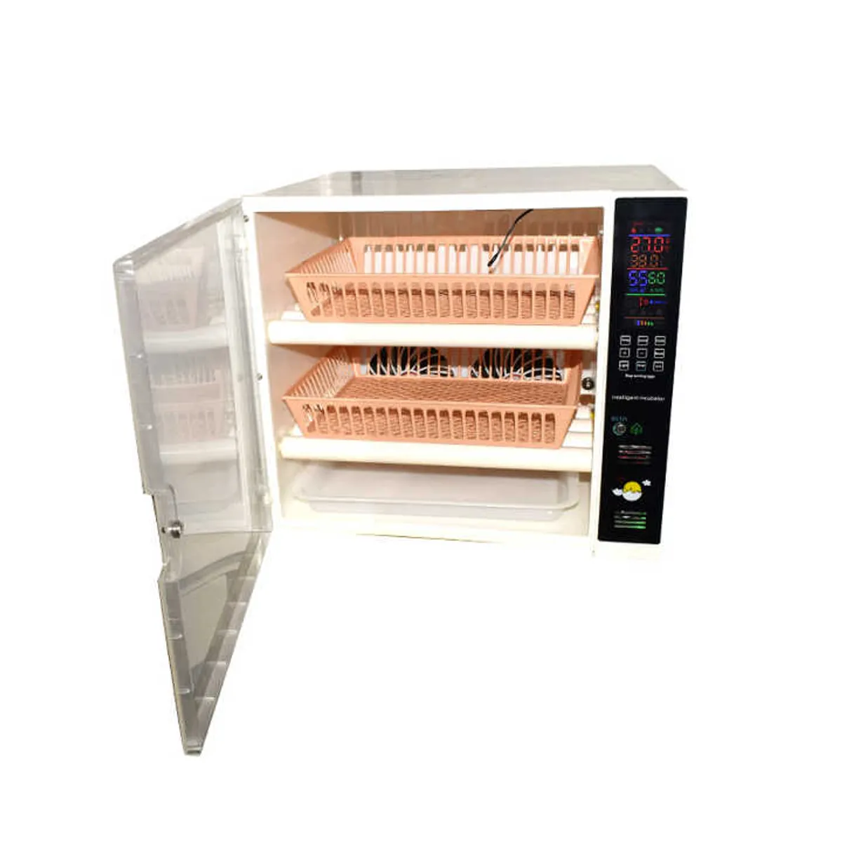 GENERICO - INCUBADORA DE 60 HUEVOS TIPO MICROONDAS DUAL 220V/12V