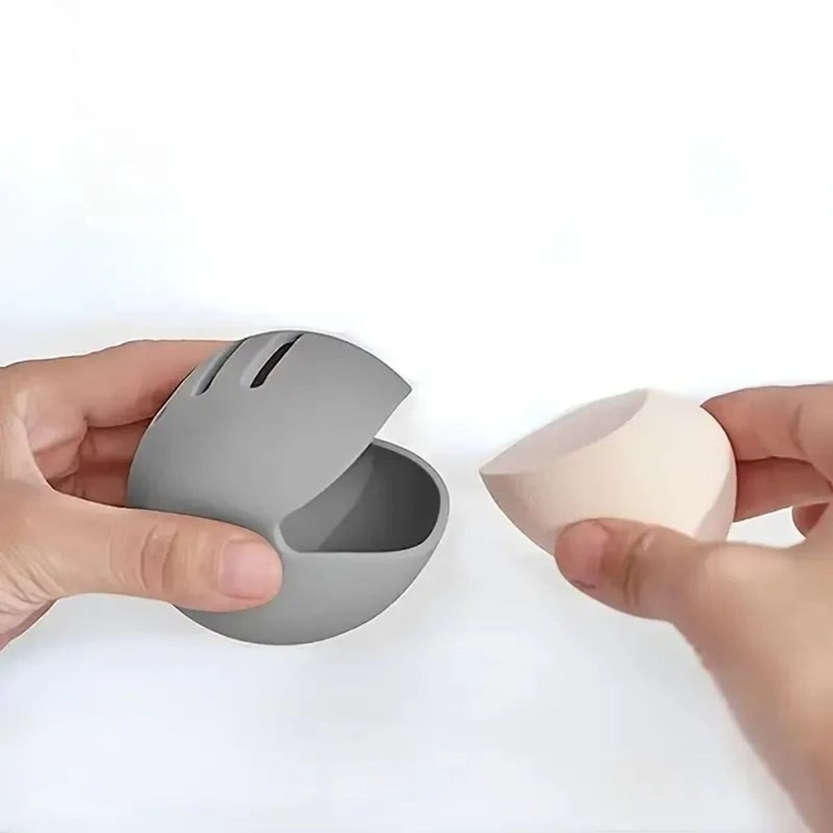 AURELA - SpongeHolder - Pack de 3 Estuches de Silicona para Esponjas de Maquillaje
