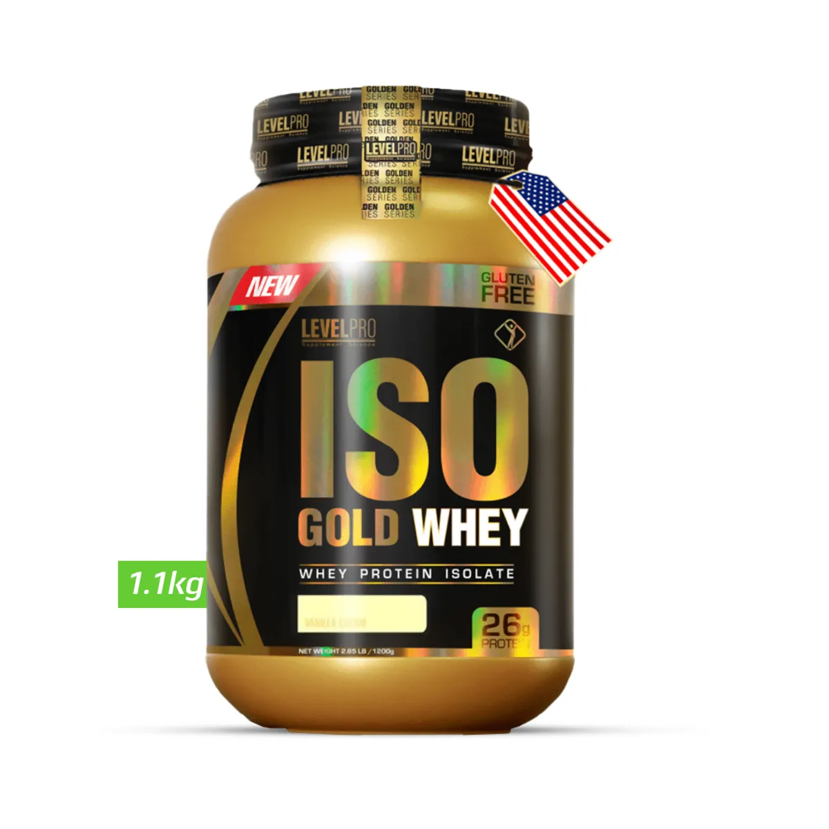LEVEL PRO - LEVEL PRO Iso Gold Whey 1.1 kg Vainilla