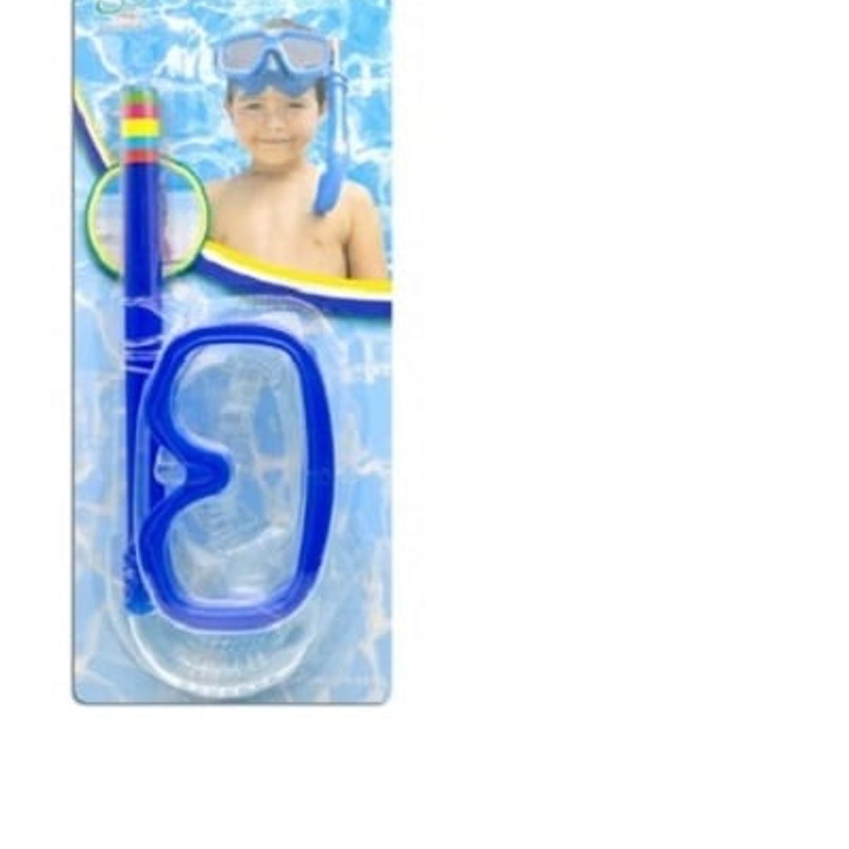 GENERICO - Kit Lentes y Tubo de Buceo Snorkel Piscina para Niños Azul