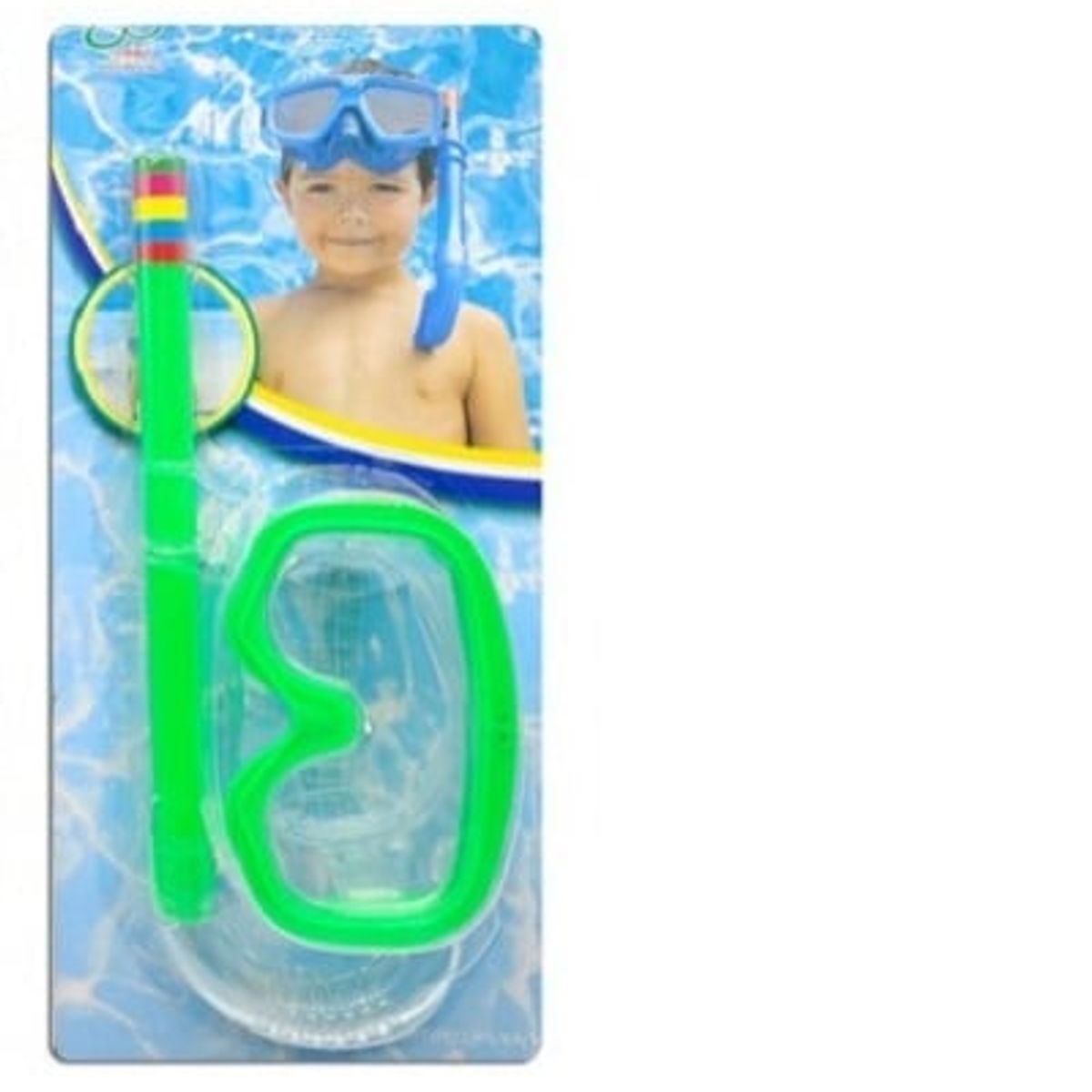 GENERICO - Kit Lentes y Tubo de Buceo Snorkel Piscina para Niños Verde