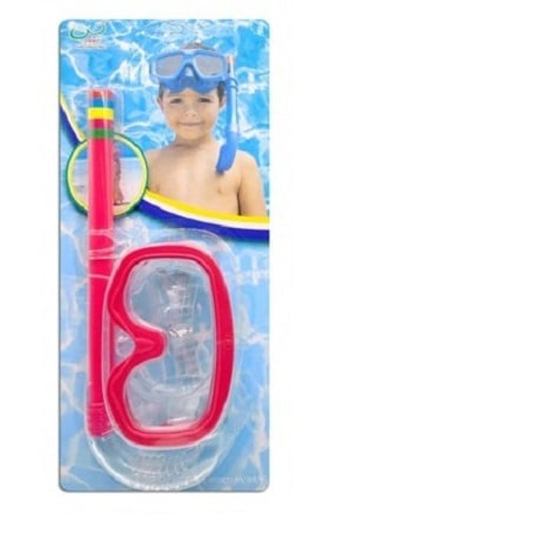 GENERICO - Set de Buceo Máscara y Snorkel Verano  Fucsia