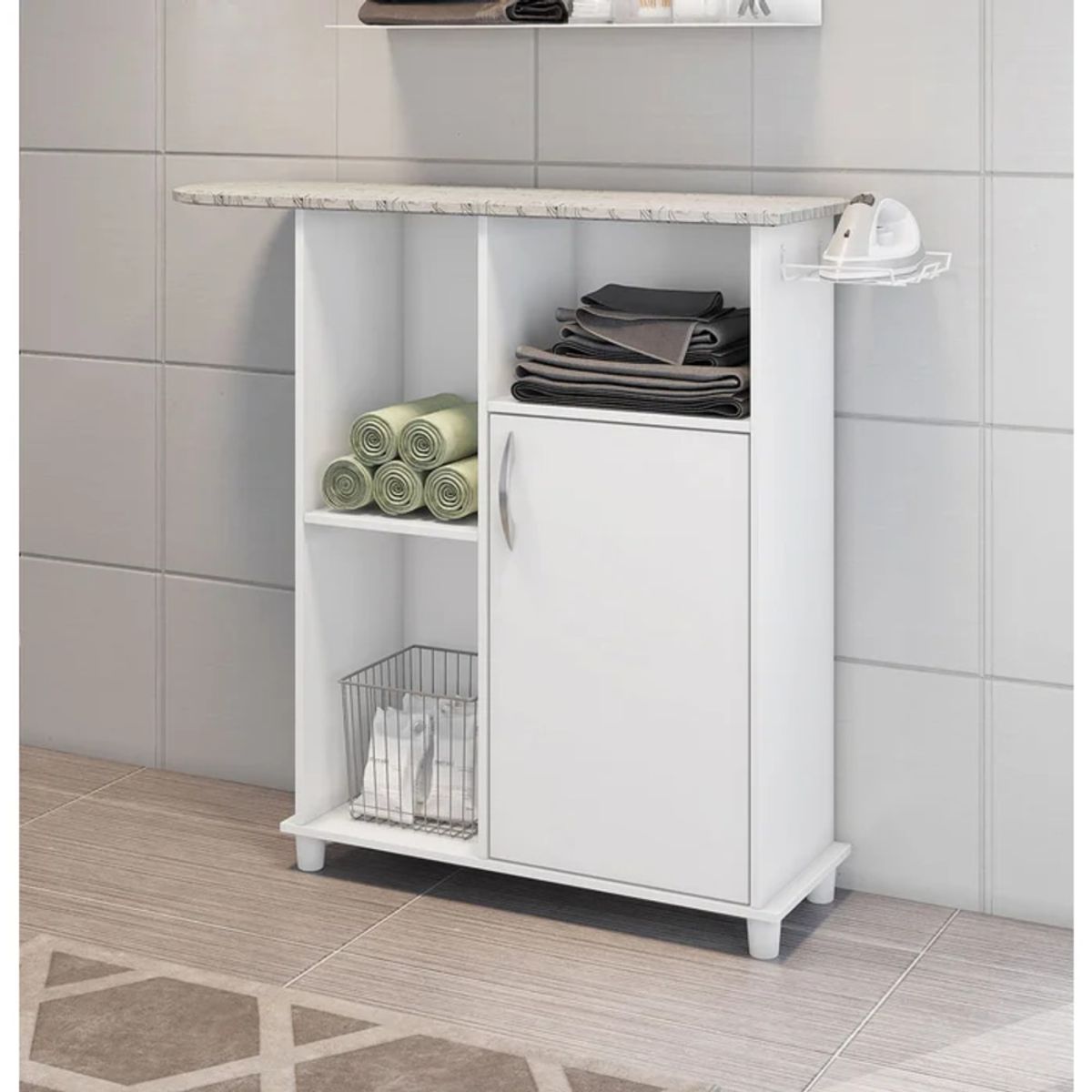 GENERICO - Mueble Planchador Mewi Blanco R&R MUEBLES