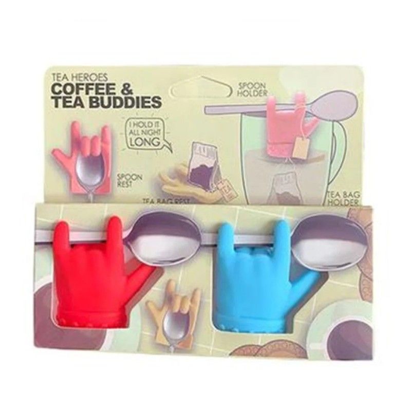 AURELA - Soporte para cuchara de té con forma de Rock and Roll