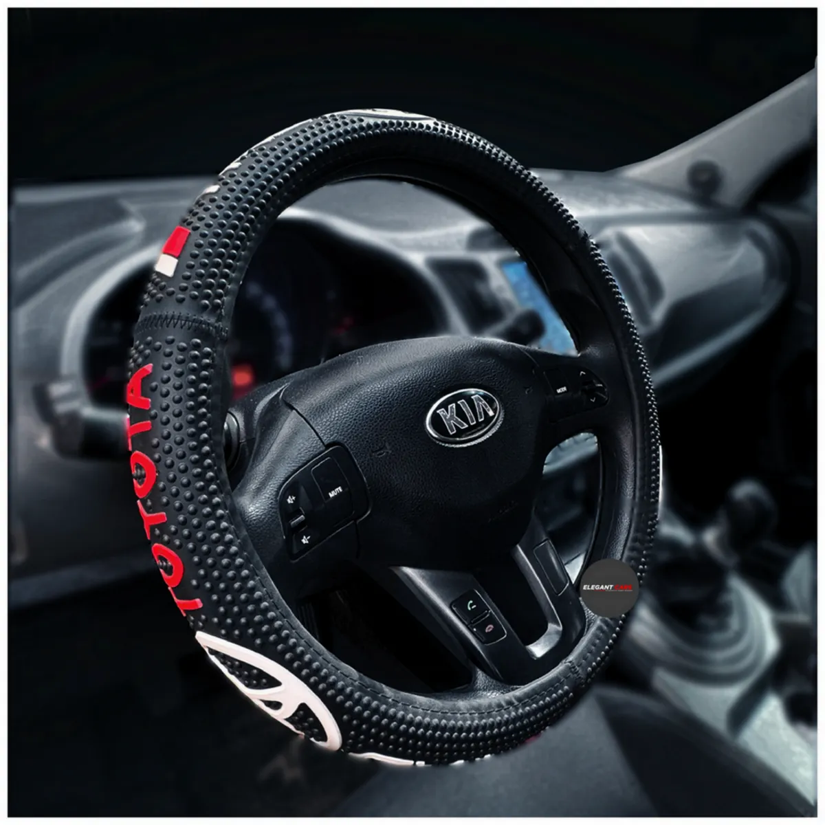 JET - Funda De Volante Premium Toyota Con Logo