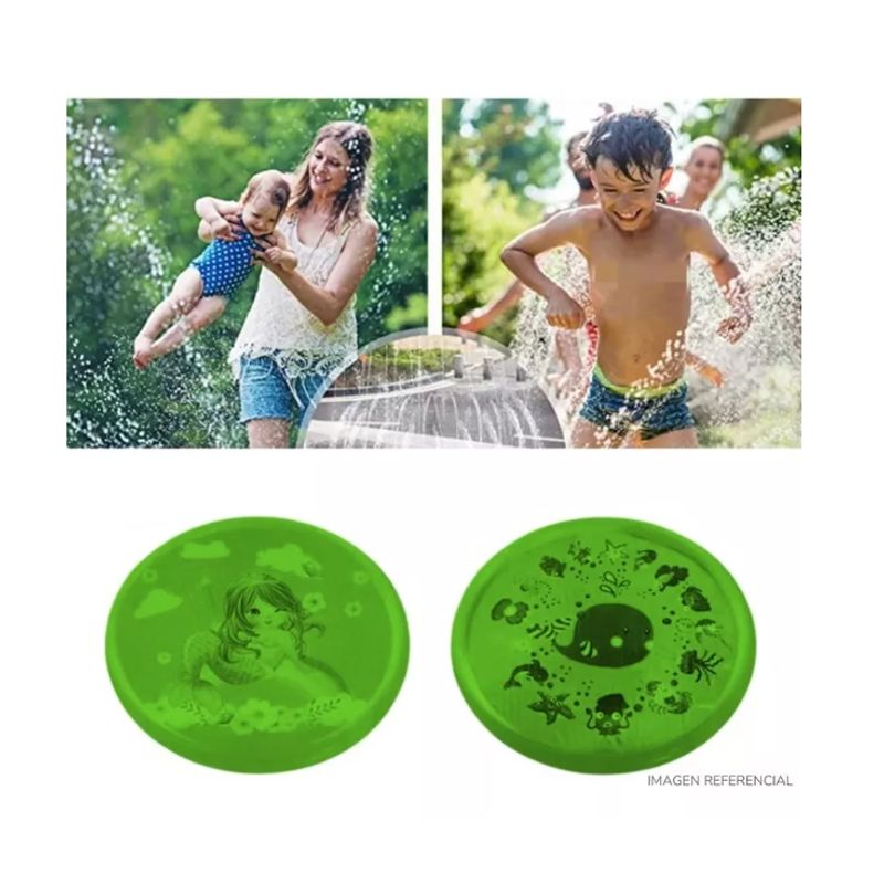 GENERICO - PISCINA INFLABLE MODELO ALFOMBRA PILETA COLOR VERDE