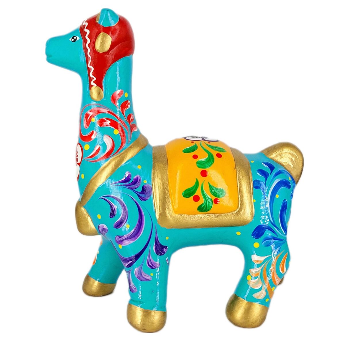 GENERICO - Llamita de cerámica Artesanal Peruano Artesanias