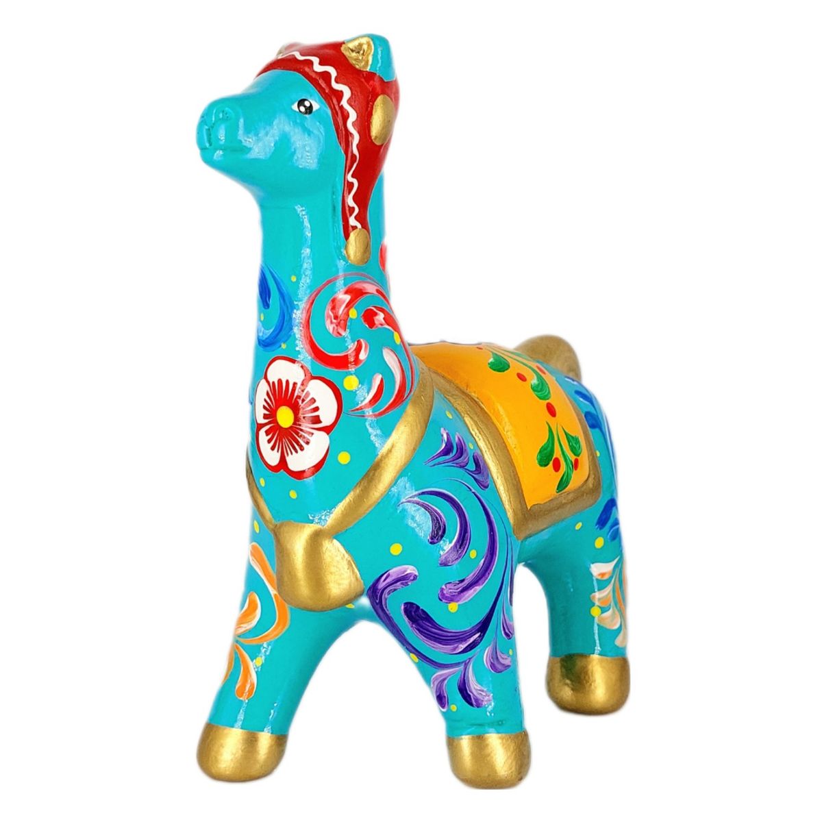 GENERICO - Llamita de cerámica Artesanal Peruano Artesanias