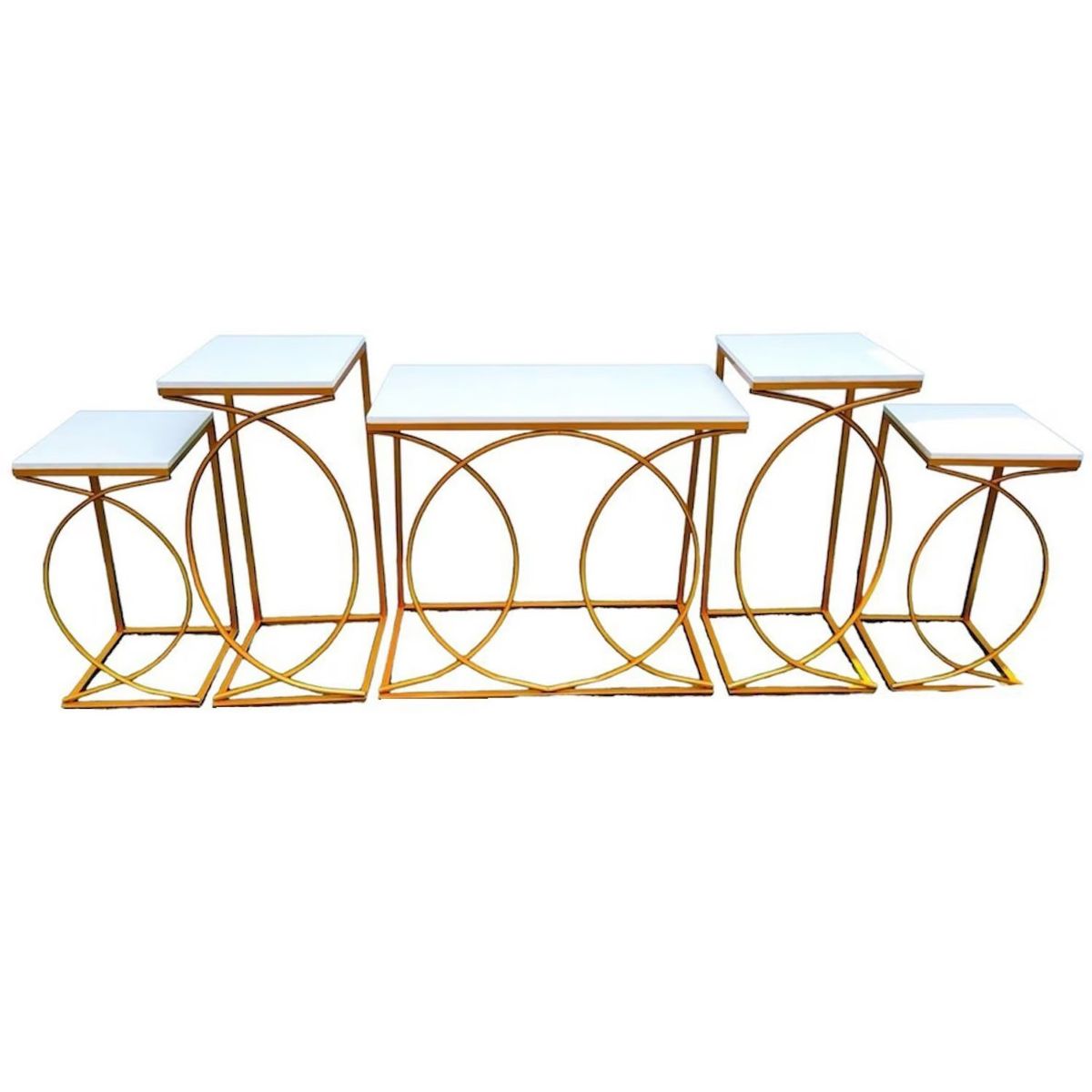 OEM - 5 MESAS CHANEL DECORATIVAS NAKED EVENTOS FIESTAS