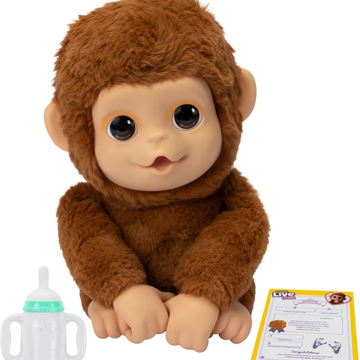 LITTLE LIVE PETS - Mi Bebé Mono Mango, Más de 50 Sonidos y Reacciones