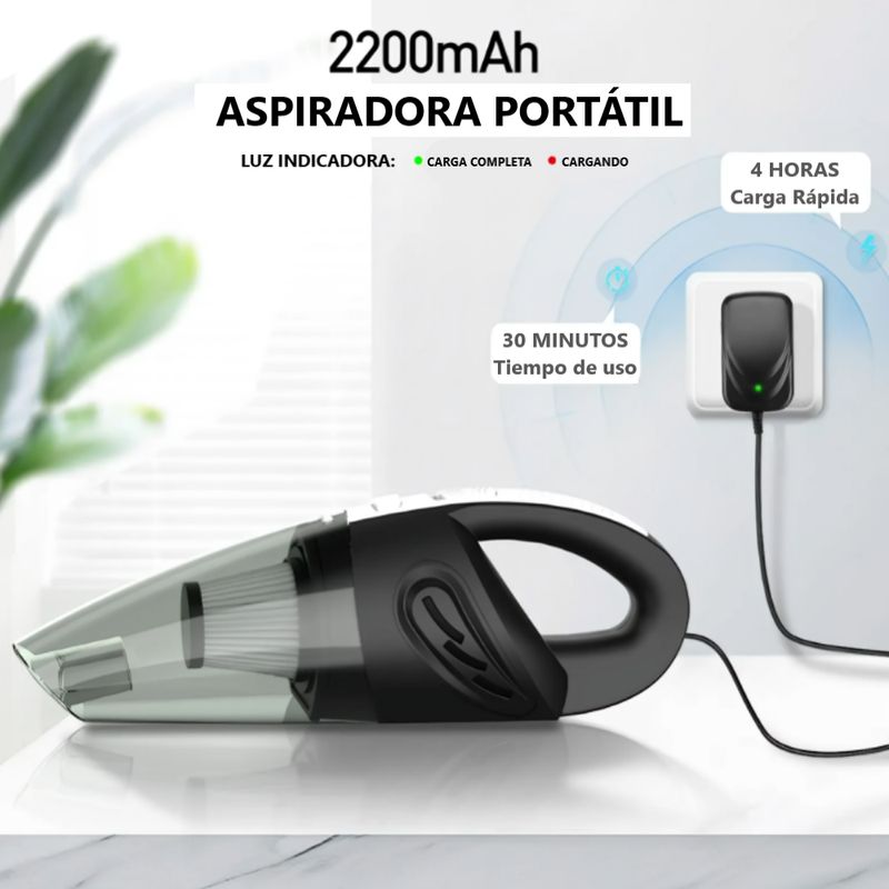 GENERICO - Aspiradora Portátil de mano para Carro Hogar Oficina 120W