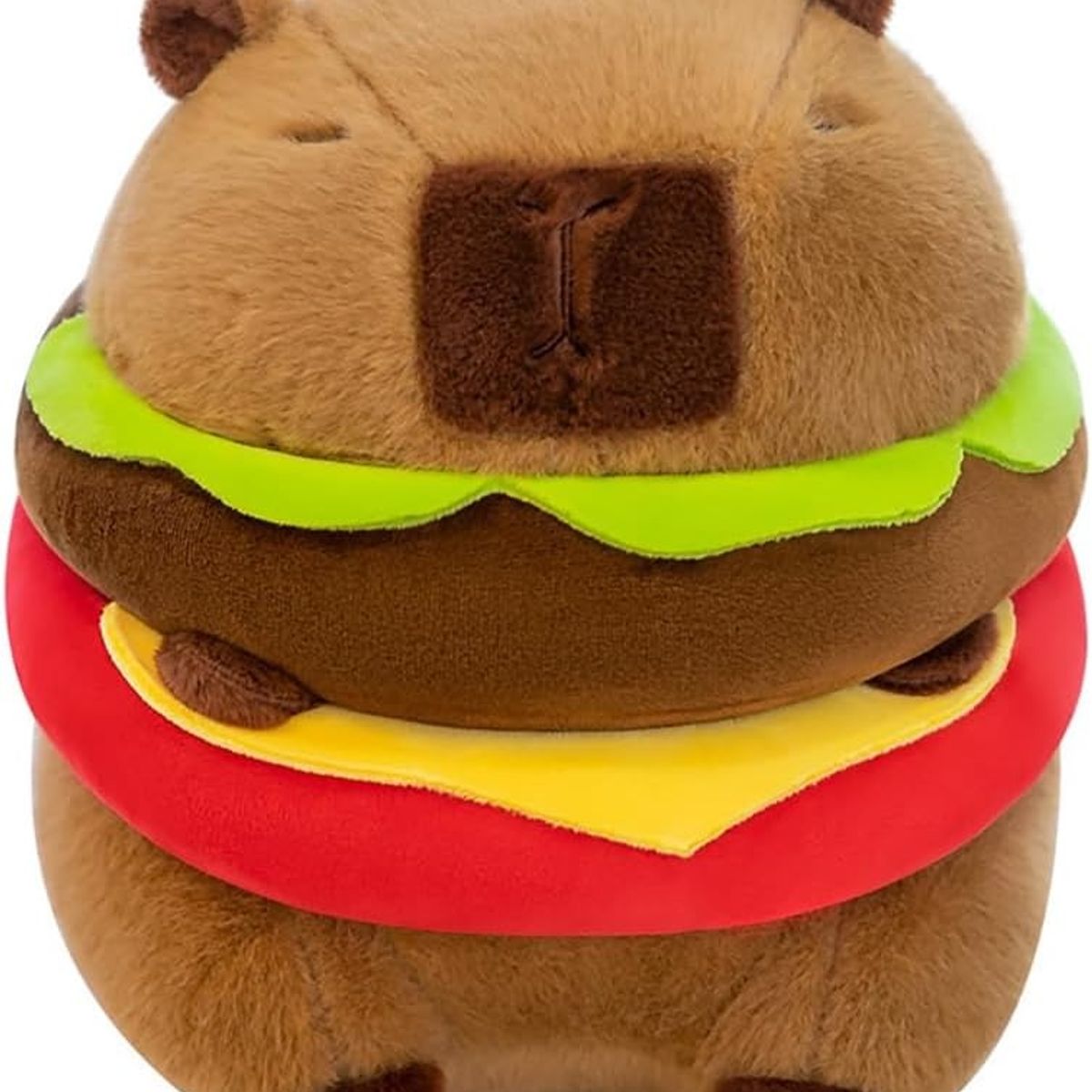 XCLUSIVE - Peluche Capibara - Capybara Hamburguesa de 20cm