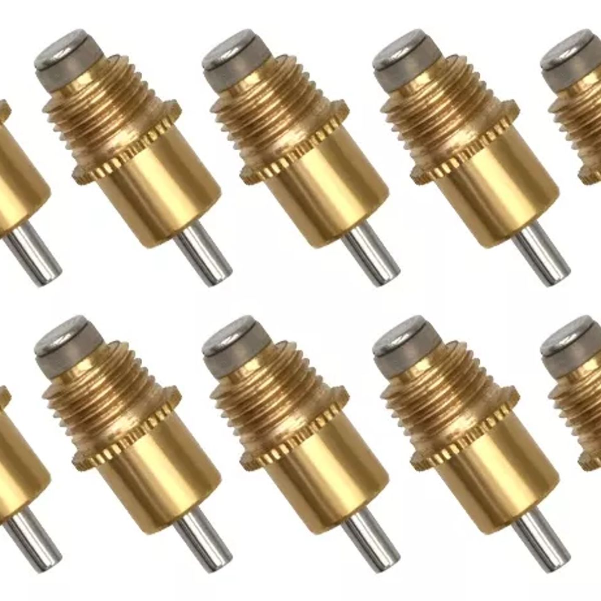 GENERICO - PACK X12 BEBEDERO NIPLE CHUPÓN COBRE PARA CONEJO CUY POLLO