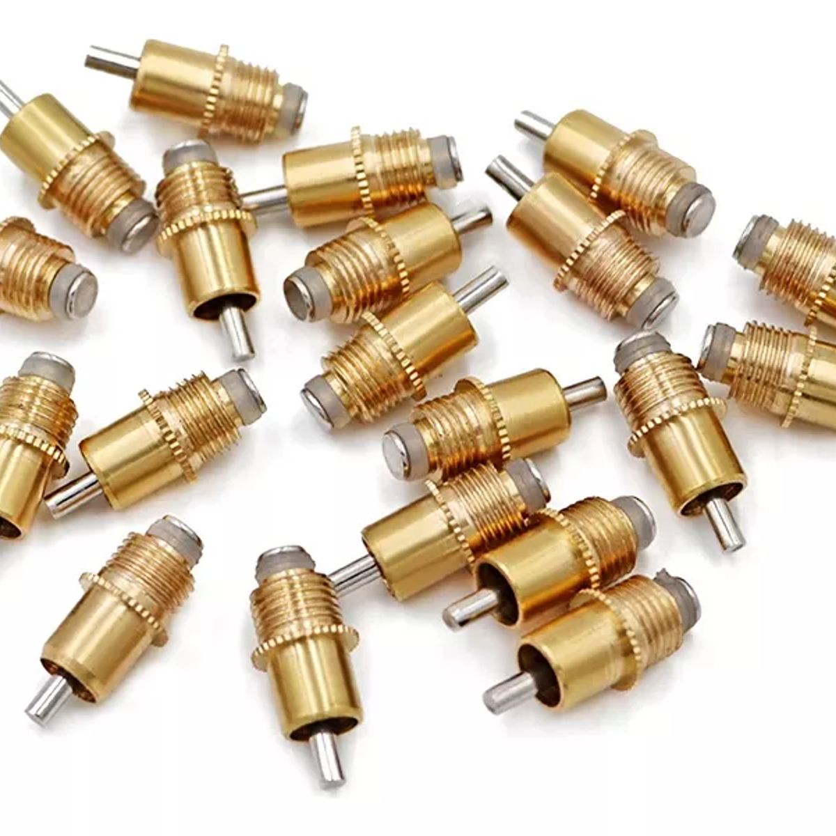 GENERICO - PACK X12 BEBEDERO NIPLE CHUPÓN COBRE PARA CONEJO CUY POLLO