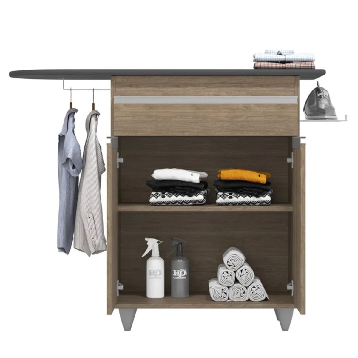 GENERICO - Mueble Planchador Wridra Marrón R&R MUEBLES