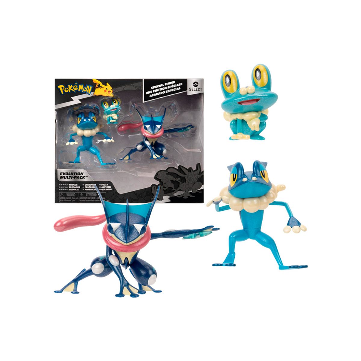 POKEMON - Pokemon Select Evolution Pack Greninja Frogadier Froakie