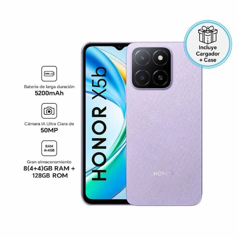 HONOR - Honor X5B  4GB 128GB 50MP - PURPLE