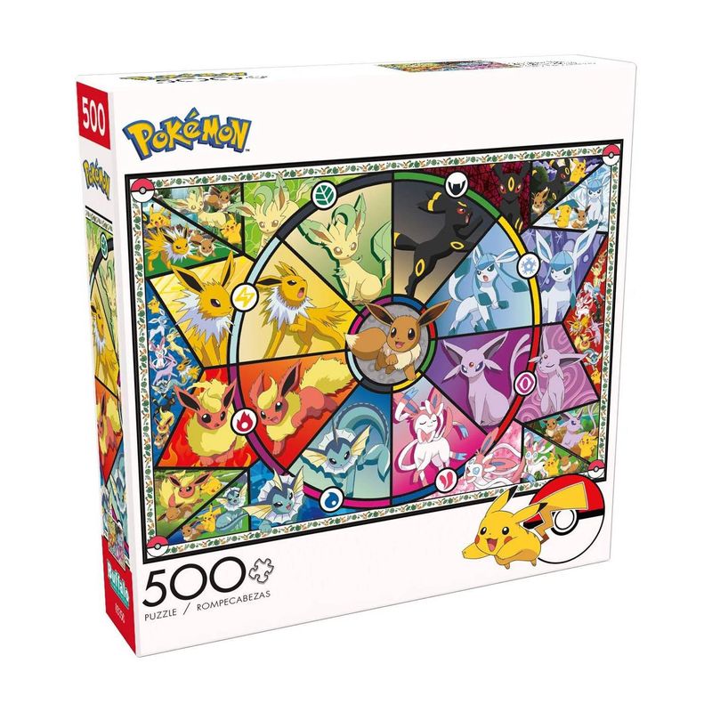 POKEMON - Pokemon Rompecabeza Vitrales De Evee 500 Piezas