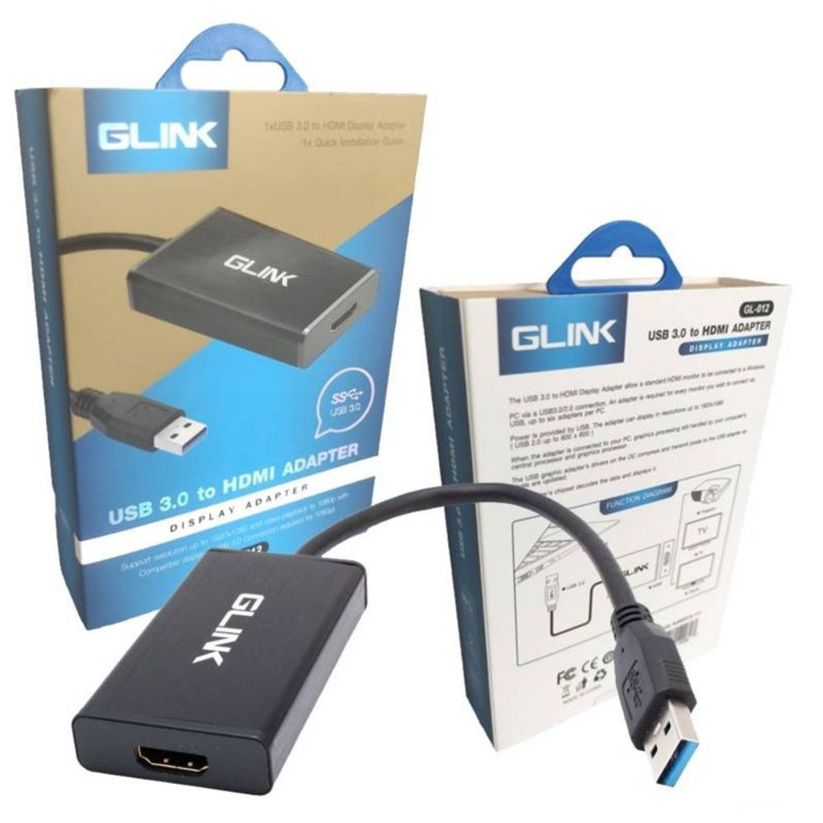 GLINT - Adaptador USB 3.0 a HDMI Glink GL-012