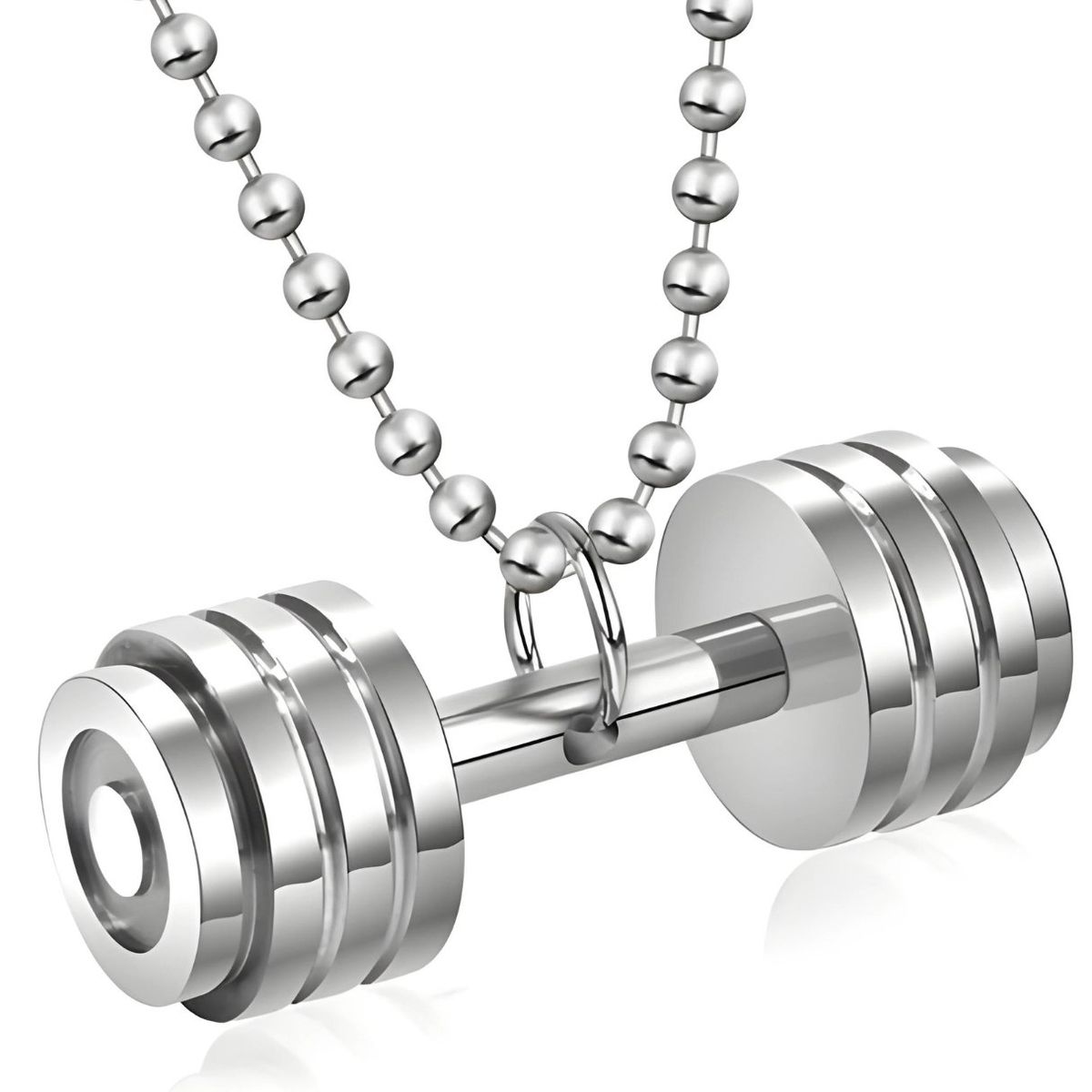 GENERICO - Collar Mancuerna Hombre Gym Fit Gimnasio