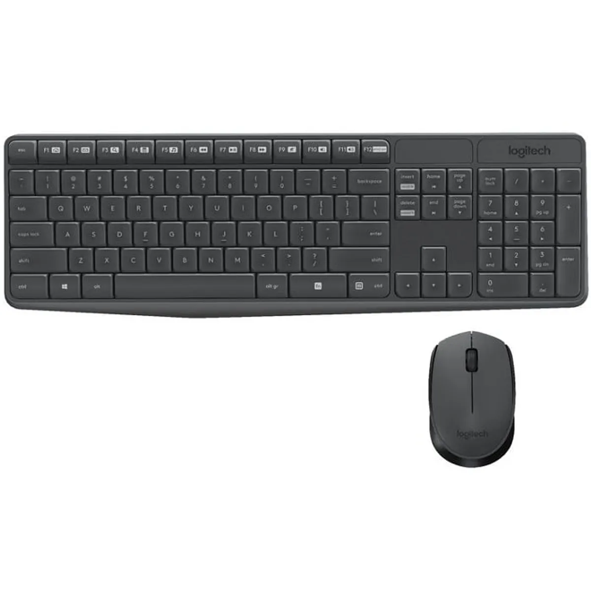 LOGITECH - Teclado con Mouse Inalámbrico Logitech Mk235