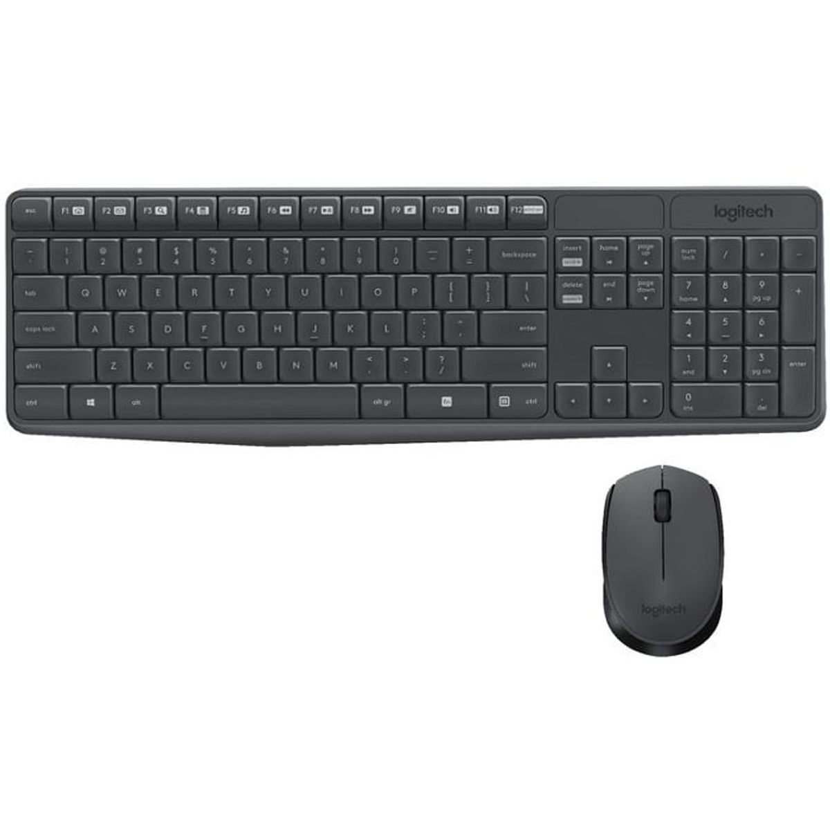 LOGITECH - Teclado con Mouse Inalámbrico Logitech Mk235