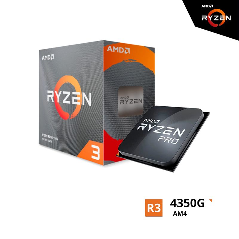 AMD - Proc. AMD Ryzen 3 PRO 4350G 3.8/4.0GHz,4MB Presen.OEM