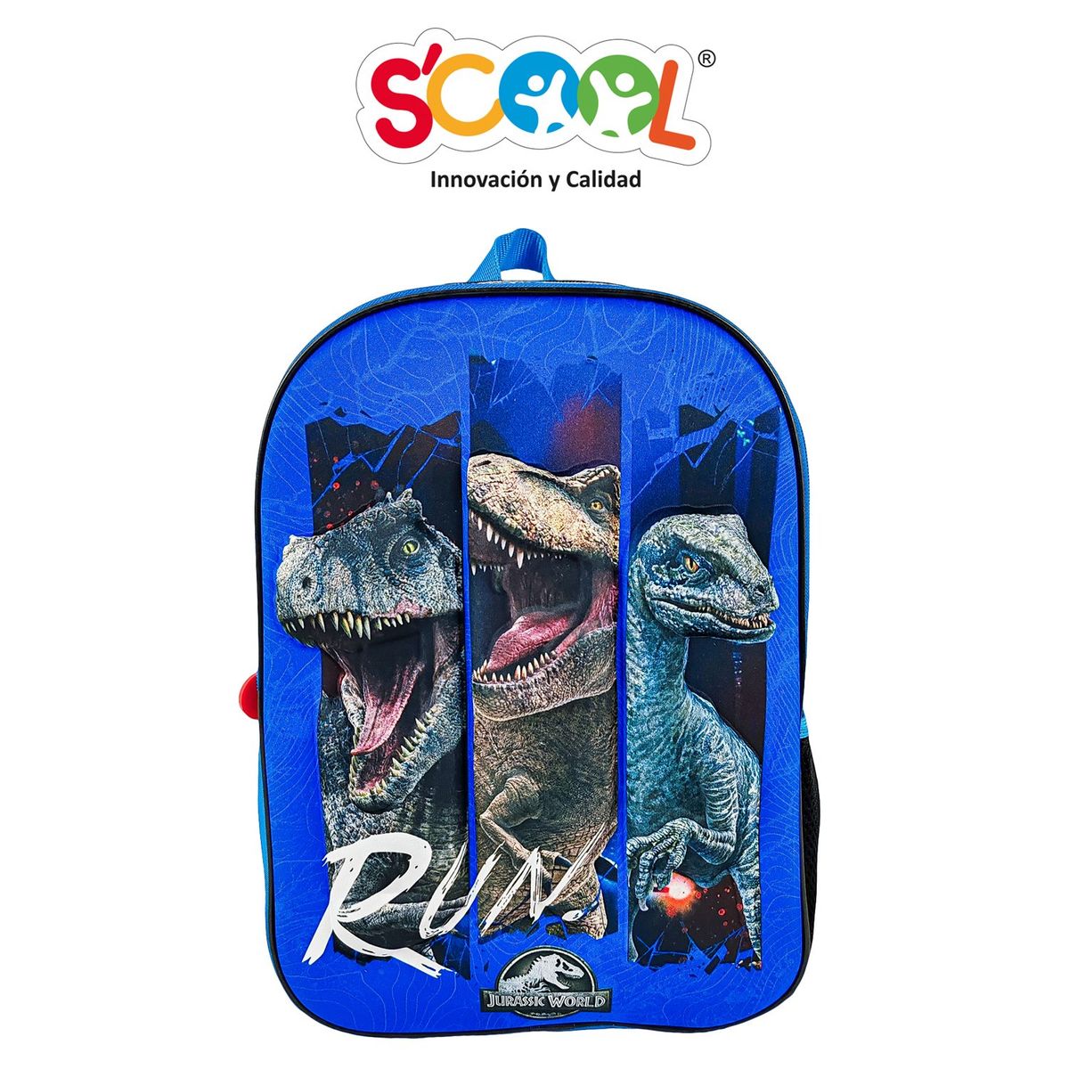 SCOOL - SET MOCHILA SCOOL RANGER OFICIO 3D JURASSIC