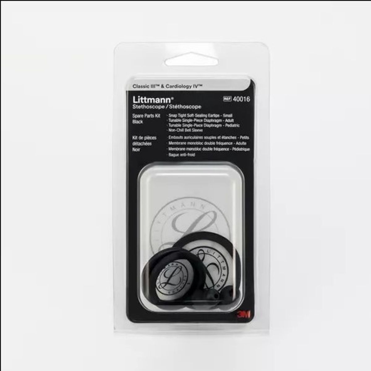 LITTMANN - Kit de repuesto negro 40016 Littmann
