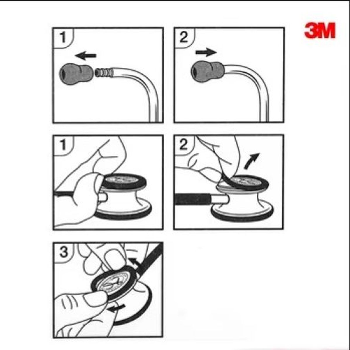 LITTMANN - Kit de repuesto negro 40016 Littmann