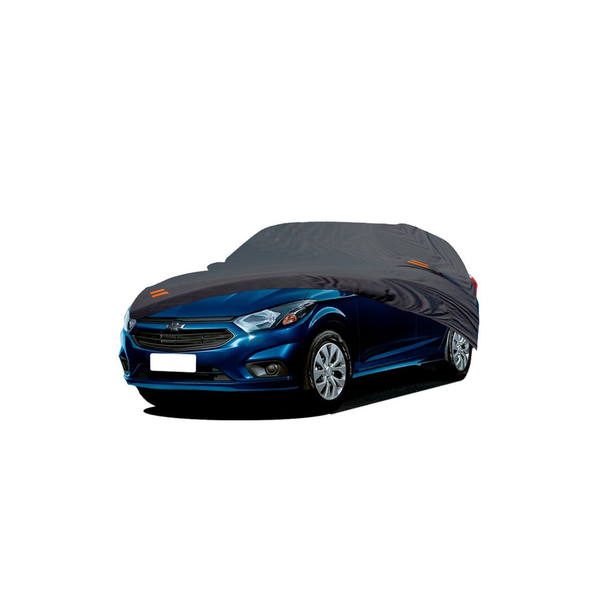 GENERICO - Cobertor CHEVROLET JOY BLACK SEDAN impermeable acolchado