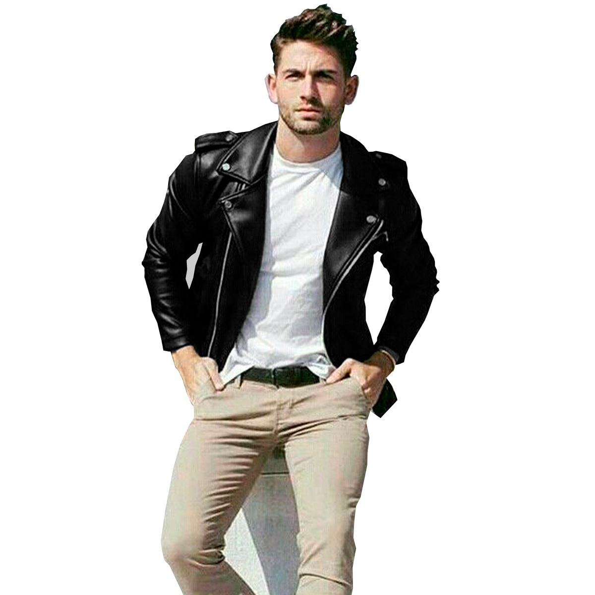 GENERICO - BIKER FOR MEN CASACA DE HOMBRE